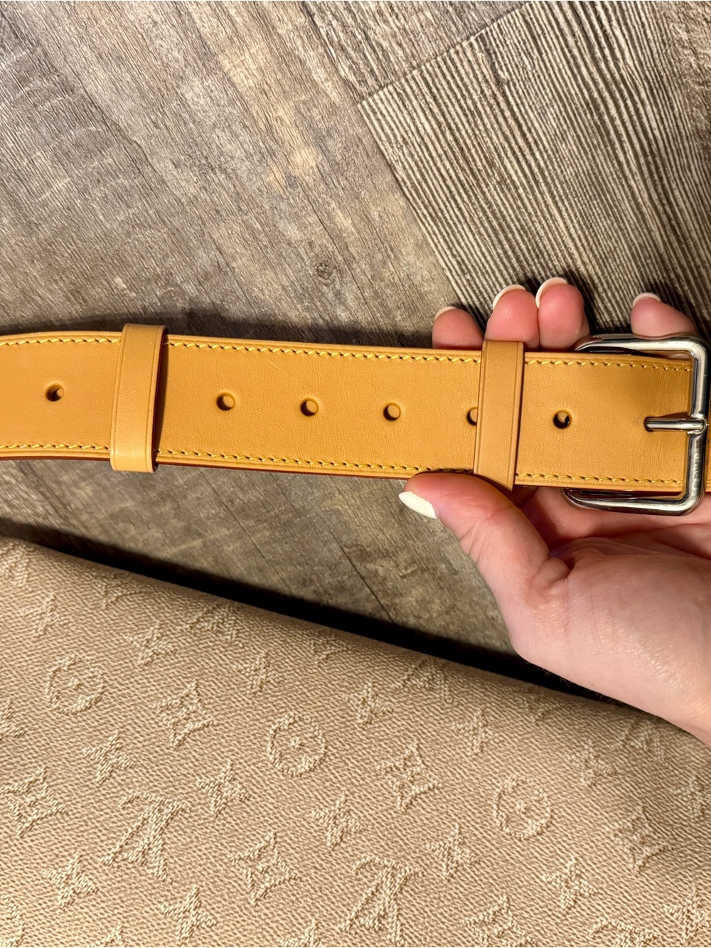 Louis Vuitton Taupe Monogram Rush Bumbag/Belt Bag with Vachetta Strap - Picture 6 of 6